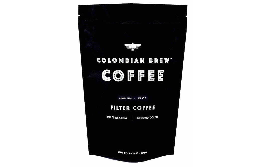 Colombian Brew Arabica & Ground Filter Coffee   Pack  1000 grams